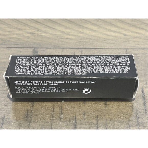 MAC Amplified Creme Lipstick 119 UP THE AMP, 3g / 0.1oz, Discontinue, RARE, New - Picture 3 of 4